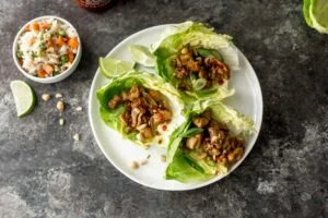 Hoisin Chicken Lettuce Wraps: A Flavorful and Healthy Asian-inspired Meal